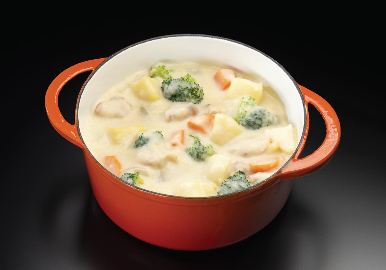 Creamy chicken and veg hotpot recipe