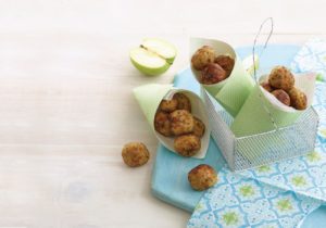 Chicken and Apple Balls – By leading children’s cookery author Annabel Karmel