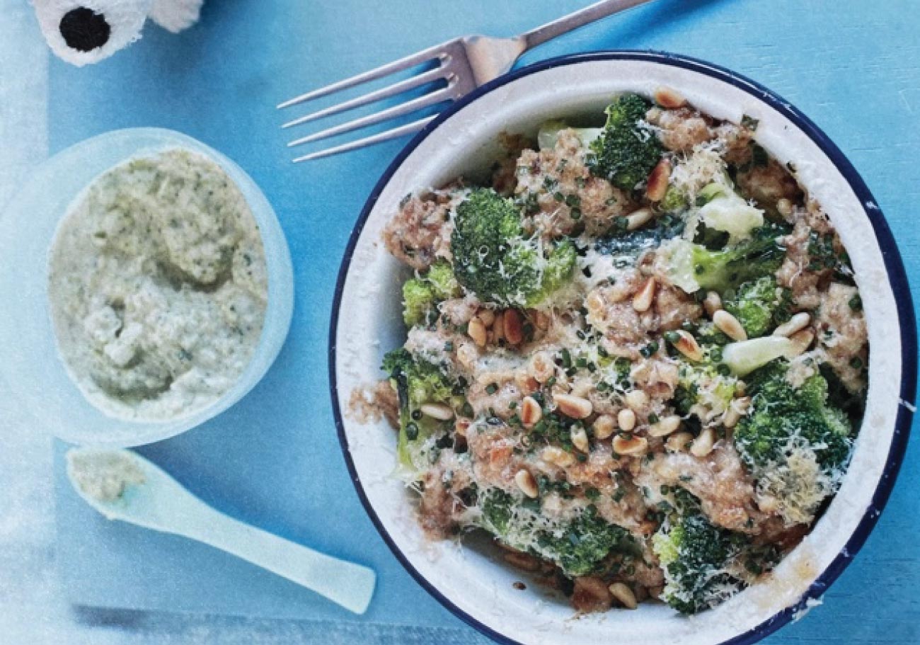 Broccoli and parmesan gratin